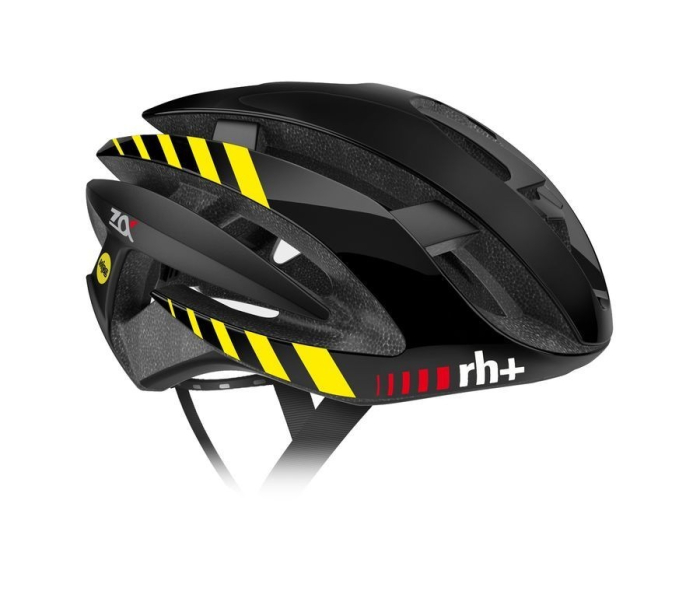 Kask rowerowy szosowy zeroRH+ Z Alpha MIPS czarny mat połysk męski XS/M